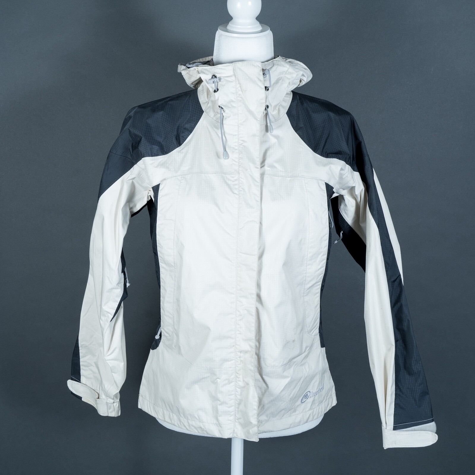 Cloudveil Rain Jacket Hood Vented waterproof Drawstri… Gem