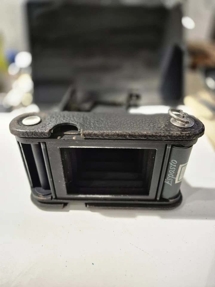 ancien appareil photo kodak àsoufflet+trepied+étui en cuir - Photo 3/4