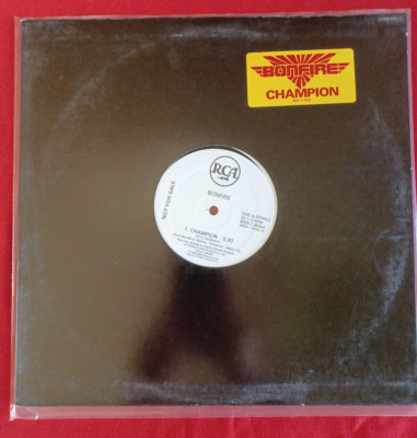 Bonfire - Champion - Promo Vinyl LP