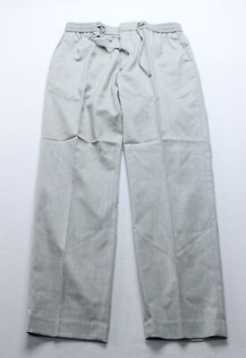 Topman Men's Elastic Waist Skinny Smart Pants AC2 Light Gray Size 32X30 NWT