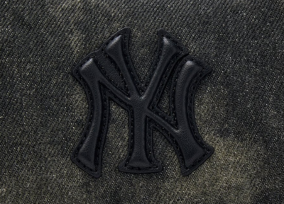 MLB Vintage Washed Shoulder Bag – NY Logo (Charcoal Grey) | eBay