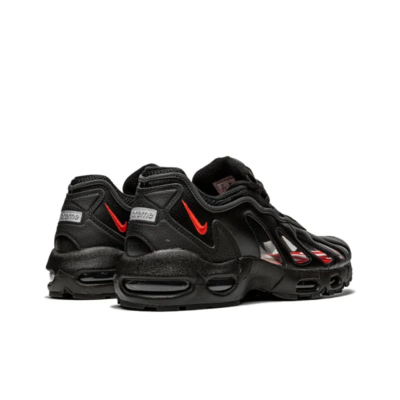 Level SS/New - Nike Supreme Air Max 96 Black Speed Red CV7652-002