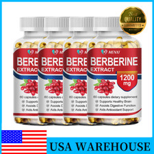 Premium Berberine HCL 1200mg High Potency Anti-inflammatory,Blood Sugar Support