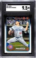 2024 Topps Series 2 #442 Shota Imanaga Rookie RC Card SGC 9.5 MT+. rookie card picture