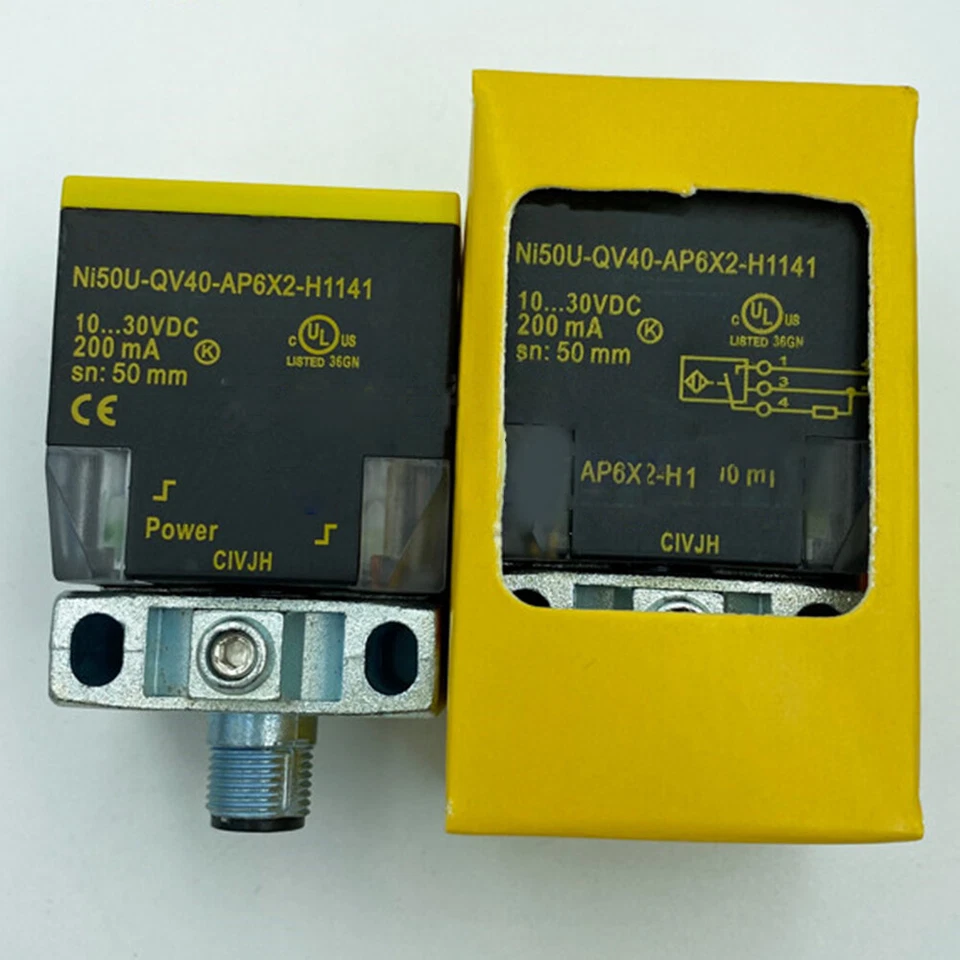 Ni50U-QV40-AP6X2-H1141 / AN6X2-H1141 for TURCK 1Pcs Proximity Switch Sensor - Image 4 of 4