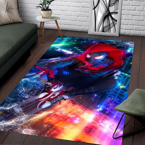 Spiderman Teppich, fantastischer Teppich, Spinnenteppich, bunter Teppich, Wohnkultur,