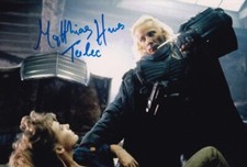 MATTHIAS HUES signed Autogramm 20x30cm DARK ANGEL in Person autograph COA