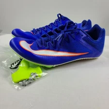 Nike Men’s 8 Zoom Rival Sprinter Track Spikes Racer Blue/Lime DC8753-401 NEW