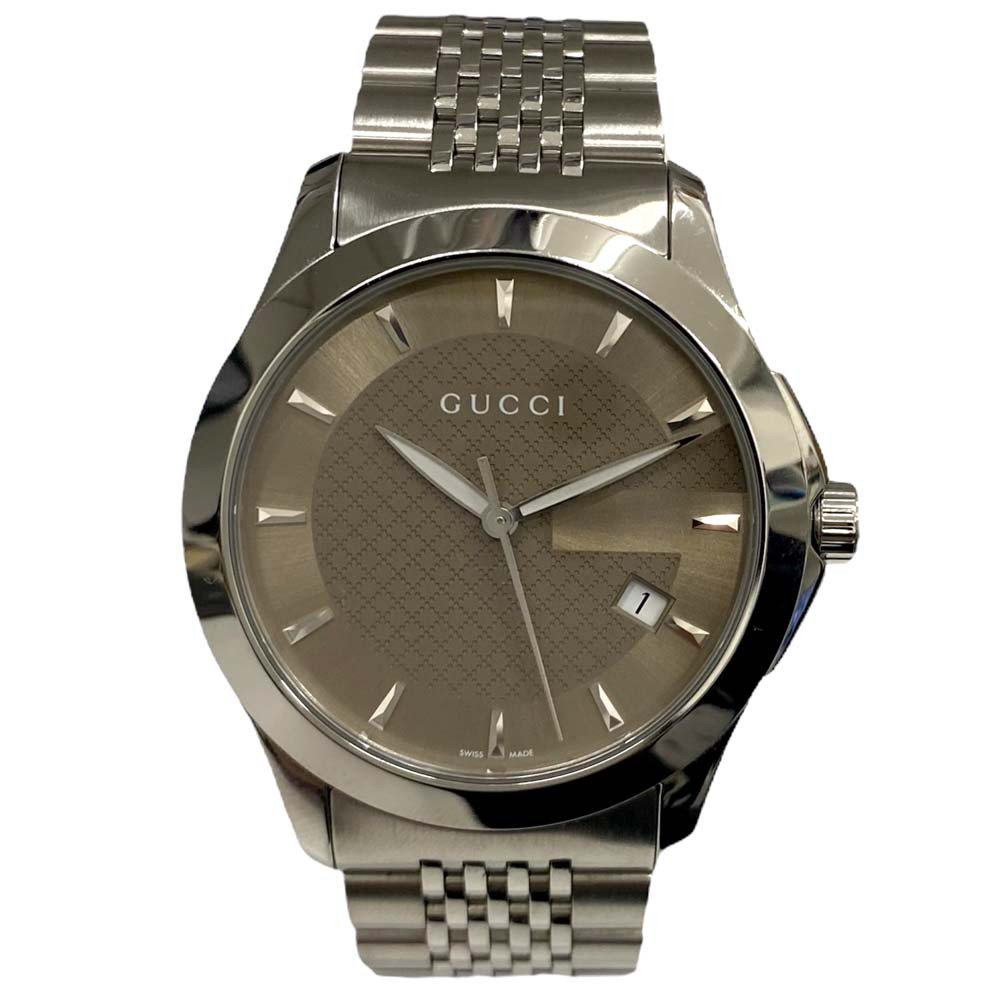 GUCCI G Timeless 126.4 Brown Case Size 39mm Used Watch