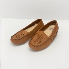 Women’s UGG Clary Chestnut Genuine Suede Moccasin Loafer Size 8 Comfy Casual New