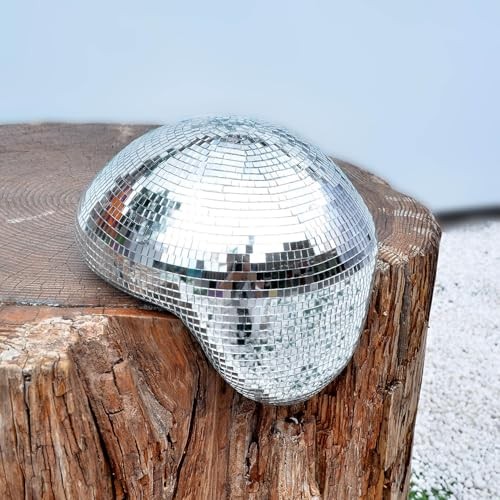 Melted Disco Ball Decor, Mirror Ball Aesthetic for Modern Home Living Room - Picture 3 of 8