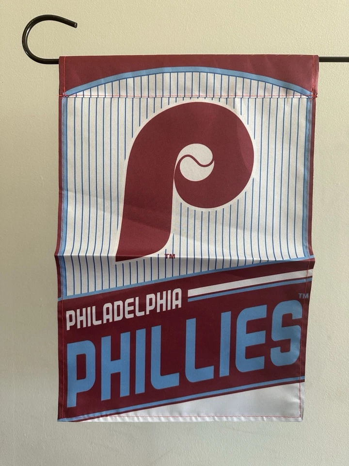 NEW 12”x8” Philadelphia Phillies CrossBag + FREE NEW Phillies Garden Flag COMBO - Image 2 of 4