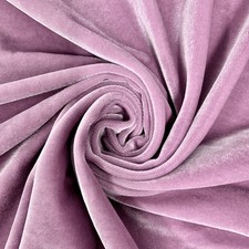 Princess LILAC Polyester Spandex Stretch Velvet Fabric by the Yard for Tops, Dr