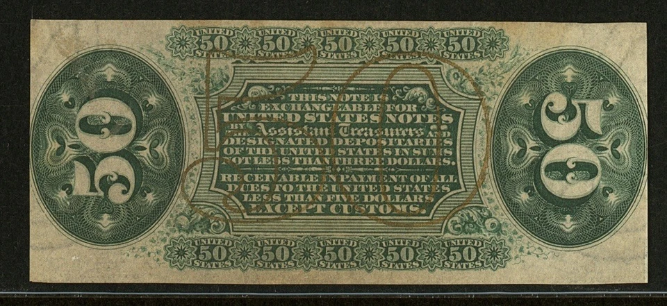 FR# 1331 Fractional 1864 Currency 50c Civil War Third 3rd Issue Specimen PCGS 63 - Image 3 of 4