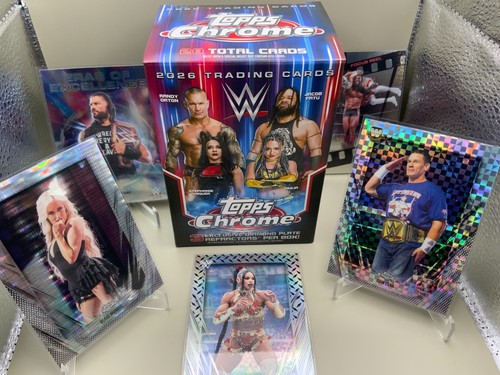 2026 Topps Chrome WWE - Inserts & Parallels - You Pick - Buy 3 Get 1 Free