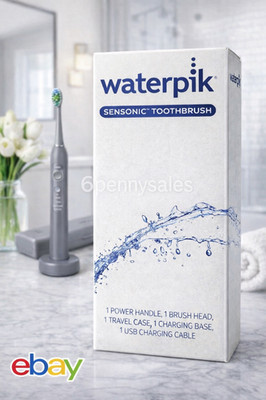 Waterpik Sensonic Sonic Electric Toothbrush Rechargeable Toothbrush GRAY SLATE