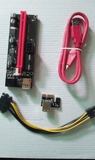 PCIe Riser Adapter x1 auf x16 USB 3.0 mit Kab...