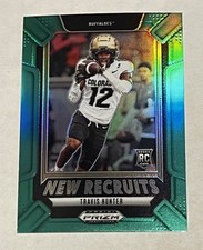 2025 Panini Prizm Draft Picks New Recruits Travis Hunter #5 Green Prizm (RC)