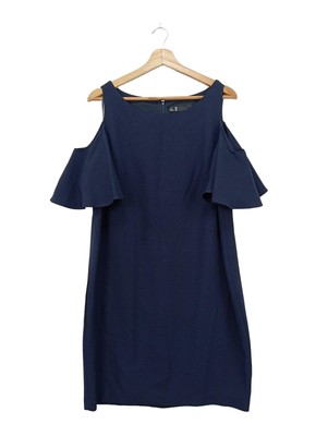 LF Tunikakleid Damen Kleid Gr. DE 38 blau Casual-Look