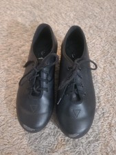 Bloch Childrens Tap Shoes Kids Size 12 M Black Lace Up Dance Shoes