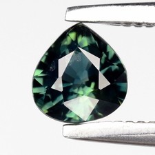 💎 0.41ct VVS Pear Natural Bluish Green Sapphire - Unheated, Australia Gemstone