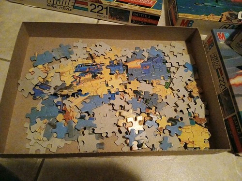1984 Gi Joe Mural Puzzles Complete Set Of 4 - Picture 3 of 3