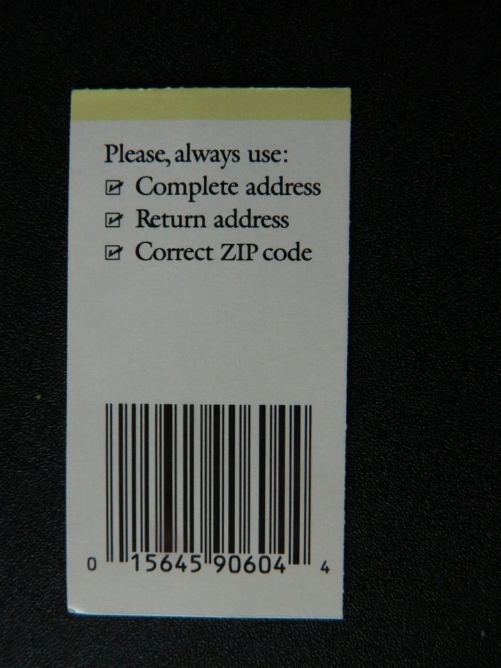 US SC# 2520A BK184 F SERIES YELLOW COVER MNH - Image 3 of 3