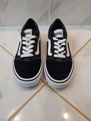 Vans Old Skool V Black/ White Kids Shoes Youth Skate Sneakers 3.0