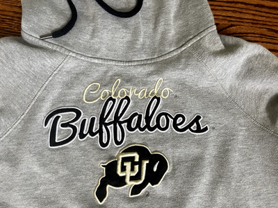 University of Colorado CU Boulder Buffaloes Buffs Gray Colosseum