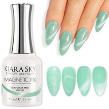Gel Polish MagneticFX | Magnetic Cat Eye Effect Soak Off 15ml | Seafoam Mist ...