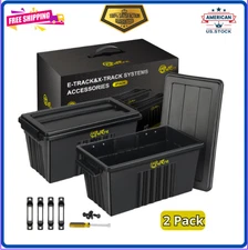 E-track Basket Storage Bin E Track Box Accessories Tool Organizer Enclosed Trail