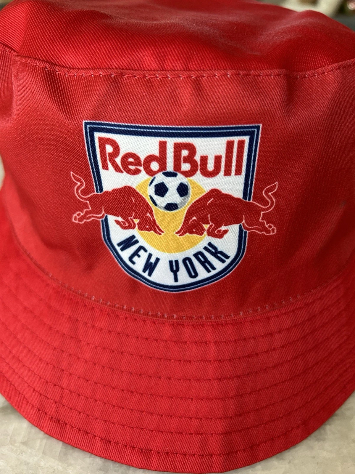NY Red Bull Red-Black Reversible Bucket Hat