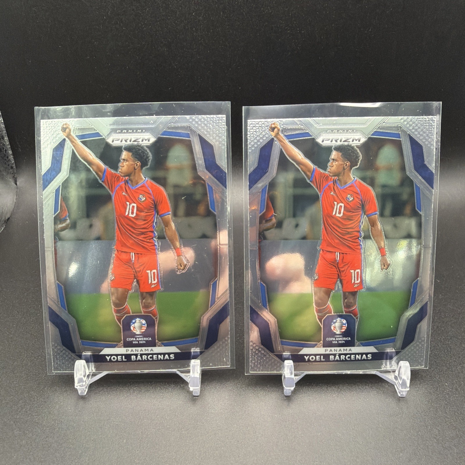 Yoel Barcenas #144 2024 Panini Prizm CONMEBOL Copa America Panama (2) Cards