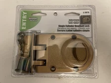 Prime Line Products Defender Security U-9970 Single Cylinder Entry Deadbolt Lock
