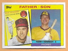 KENNEDY FATHER AND SON #135 - TOPPS NM-MT 1985