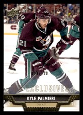 2013 UPPER DECK KYLE PALMIERI 277 MINT UD EXCLUSIVES 98/100 HOCKEY ANAHEIM DUCKS