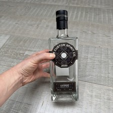 The Custom Spirit co.Rum 700ml Empty Bottle with Cork