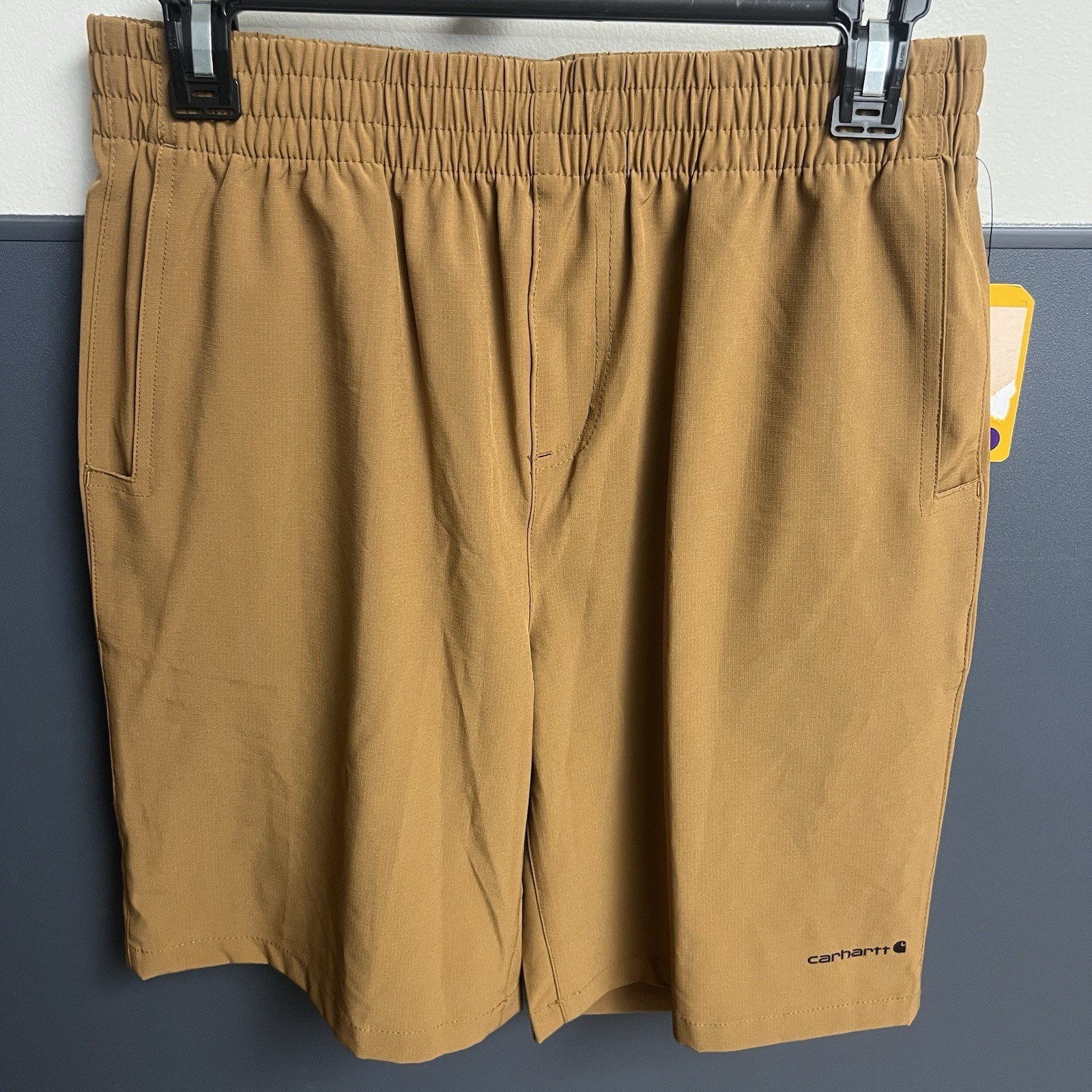 Carhartt Shorts Boys XL 18-20 Brown Outdoor Workwear Utility Durable Style NWT