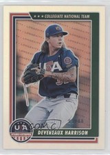 2022 USA Baseball Stars & Stripes Holo Silver 3/80 Devereaux Harrison #11 09wc