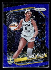 Angel Reese 2025 Panini Prizm WNBA Blue Velocity Prizms #92 Chicago Sky