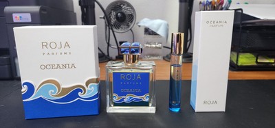Roja Oceania EDP 100mL, & NEW Oceania PARFUM 10mL BUNDLE- LEVEL AS SHOWN