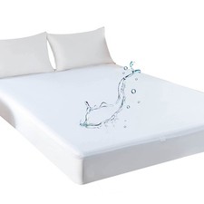 Waterproof RV Short Queen Mattress Protector for 60x75 RV Queen Camper Bed Sm...