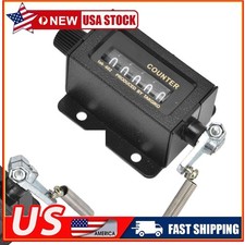 New Bale Counter Glass Mirror Design 5 Digit Counting Mechanical Counter Reset,