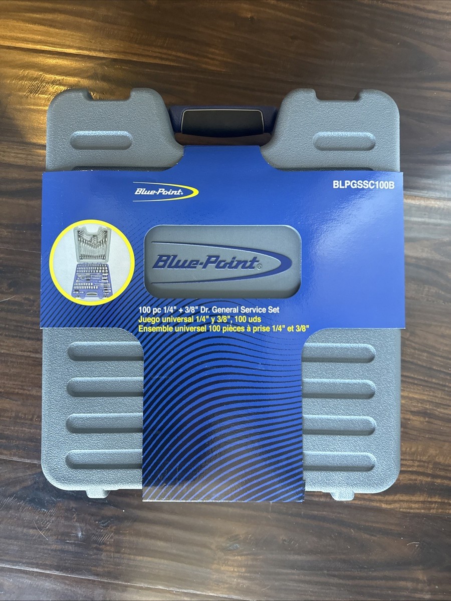 Blue Point Tools BLPGSSC100b 1/4-3/8 Drive 100pc General Service