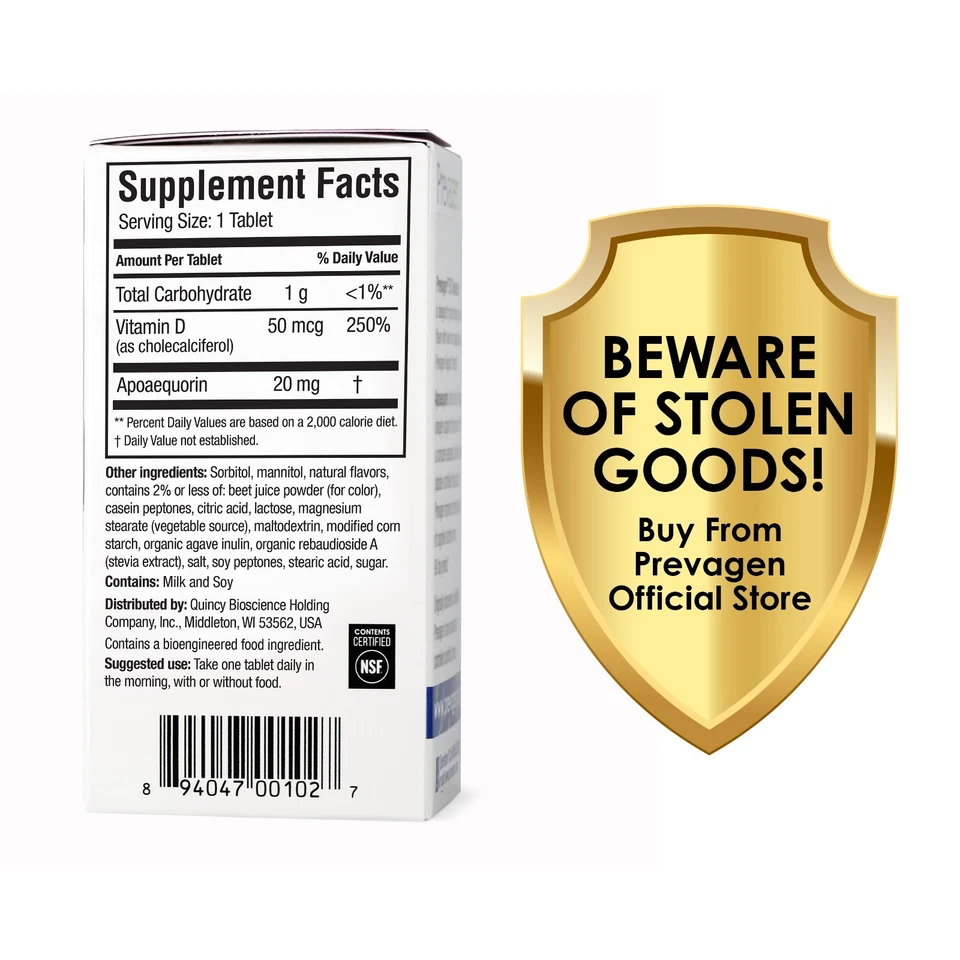 Masticables Prevagen Extra Strength 20 mg mezclados de bayas - Paquete de 3 (suministro para 90 días) Foto 4 de 4