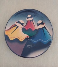 Ecuador Or Peru Folk Art Plate