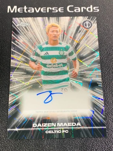 2025-26 Topps Chrome UCC Daizen Maeda Black Lazer Autographs Auto #2