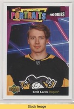 2020-21 Upper Deck UD Portraits Rookies Emil Larmi #P-97 READ 8tn