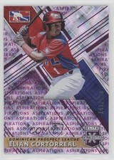 2019 Panini Elite Extra Edition Aspirations Purple 141/250 Elian Cortorreal 0ne3