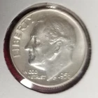 1956-D  Silver Roosevelt Dime. Brilliant Uncirculated Condition. 90% Silver